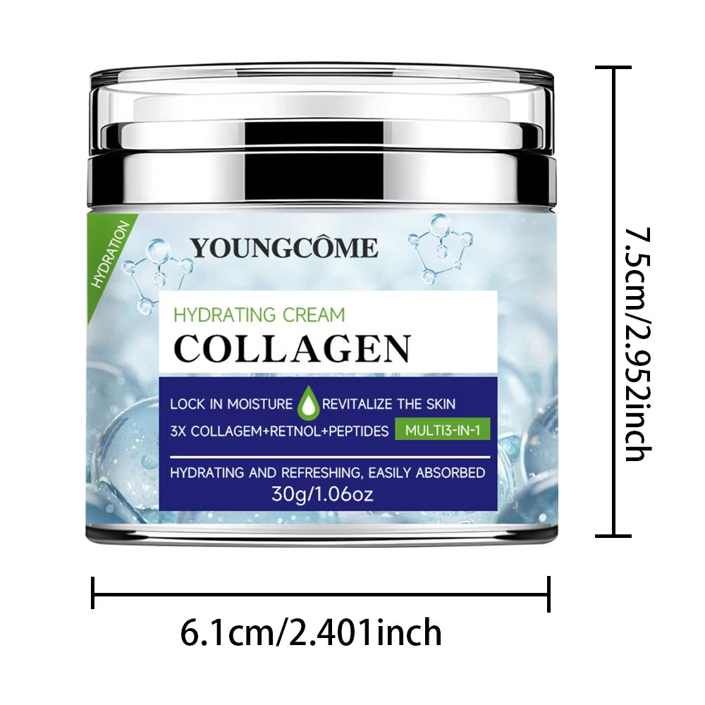 Collagen Facial Moisturizer,Moisturizer anti Wrinkle Retinol Moisturizer Face Cream anti Aging Whitening Cream Face