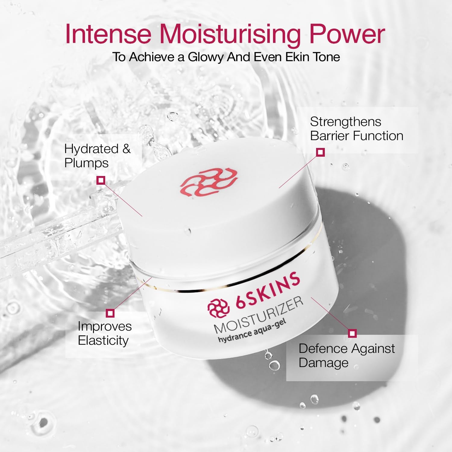 ® Face Moisturizer with Niacinamide & Ceramides - Korean Skin Care Facial Moisturizer for Skin Barrier Support & Pore Minimizer - Oil-Free Hydrating Face Gel for All Skin Types - 1.7Oz