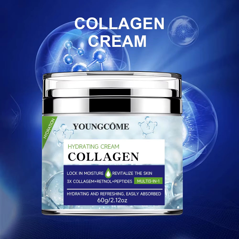 Collagen Facial Moisturizer,Moisturizer anti Wrinkle Retinol Moisturizer Face Cream anti Aging Whitening Cream Face
