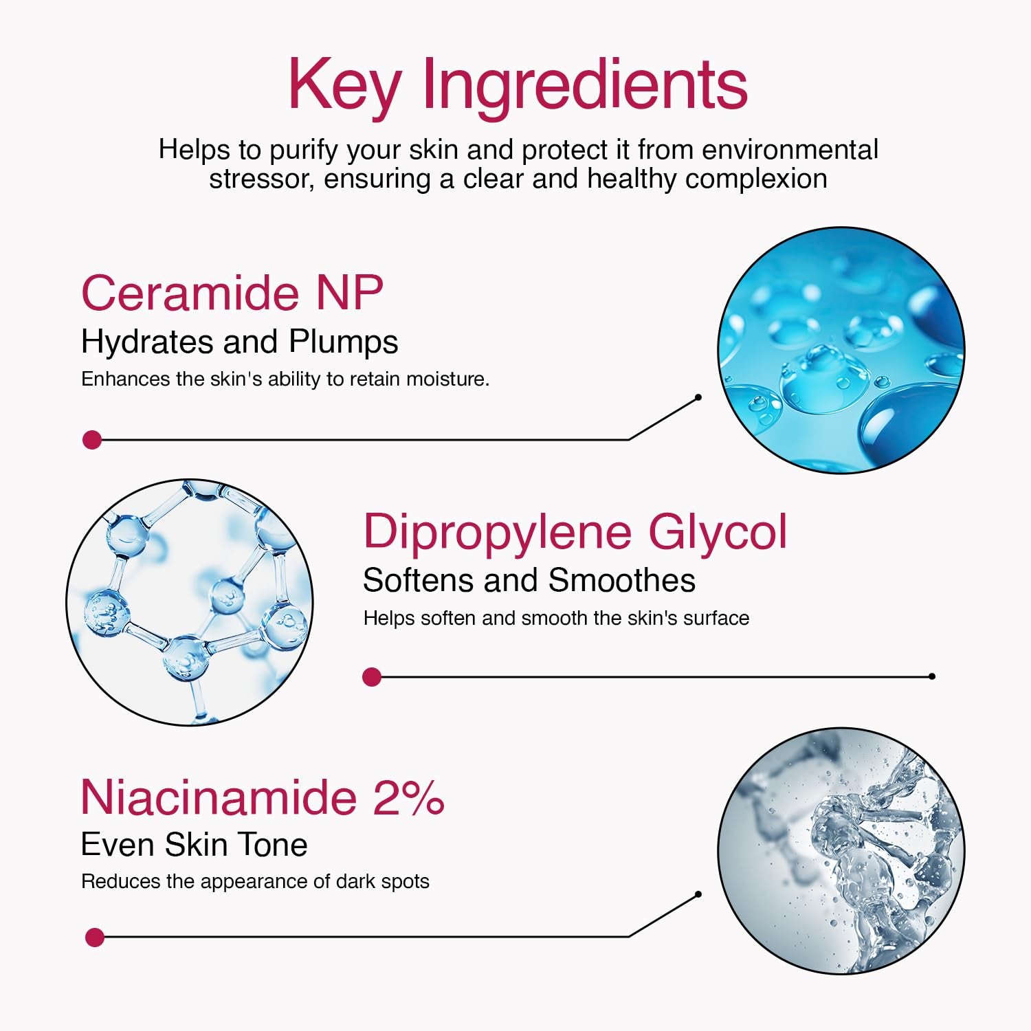 ® Face Moisturizer with Niacinamide & Ceramides - Korean Skin Care Facial Moisturizer for Skin Barrier Support & Pore Minimizer - Oil-Free Hydrating Face Gel for All Skin Types - 1.7Oz